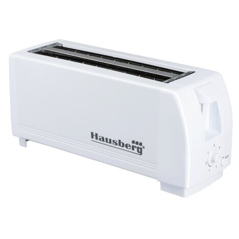 Prajitor de paine Hausberg HB-185A, 1300 W, 4 felii, declansare automata, Alb